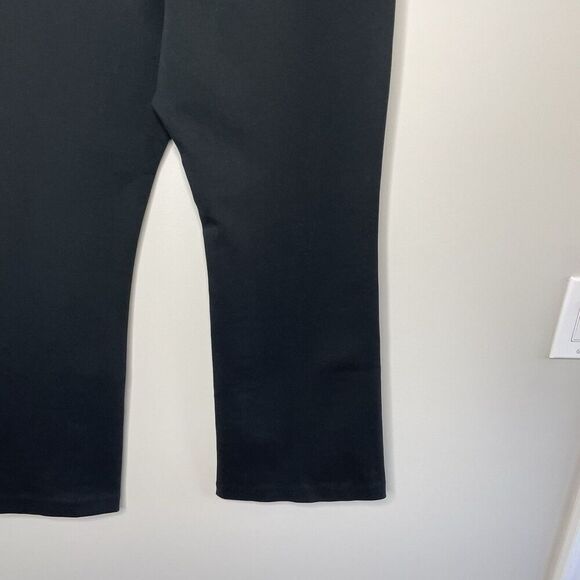 J.CREW Ponte Pants Women 14 Crop Flare NEW Black Stretch BY574 - Picture 11 of 16
